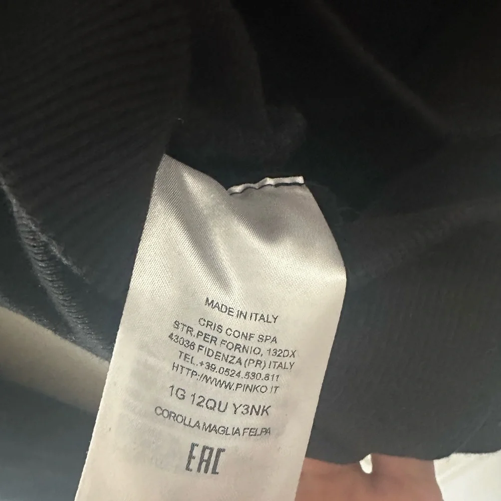 Pinko pullover crewneck sweater sweatshirt burning love Elvis grunge rock rose S - Picture 6 of 7